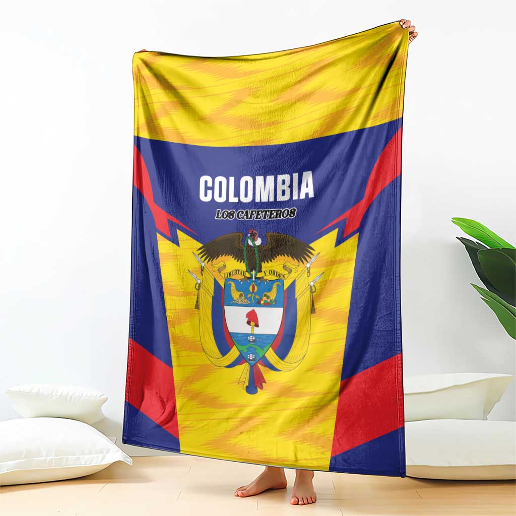 Football Colombia Blanket Los Cafeteros Go Champions