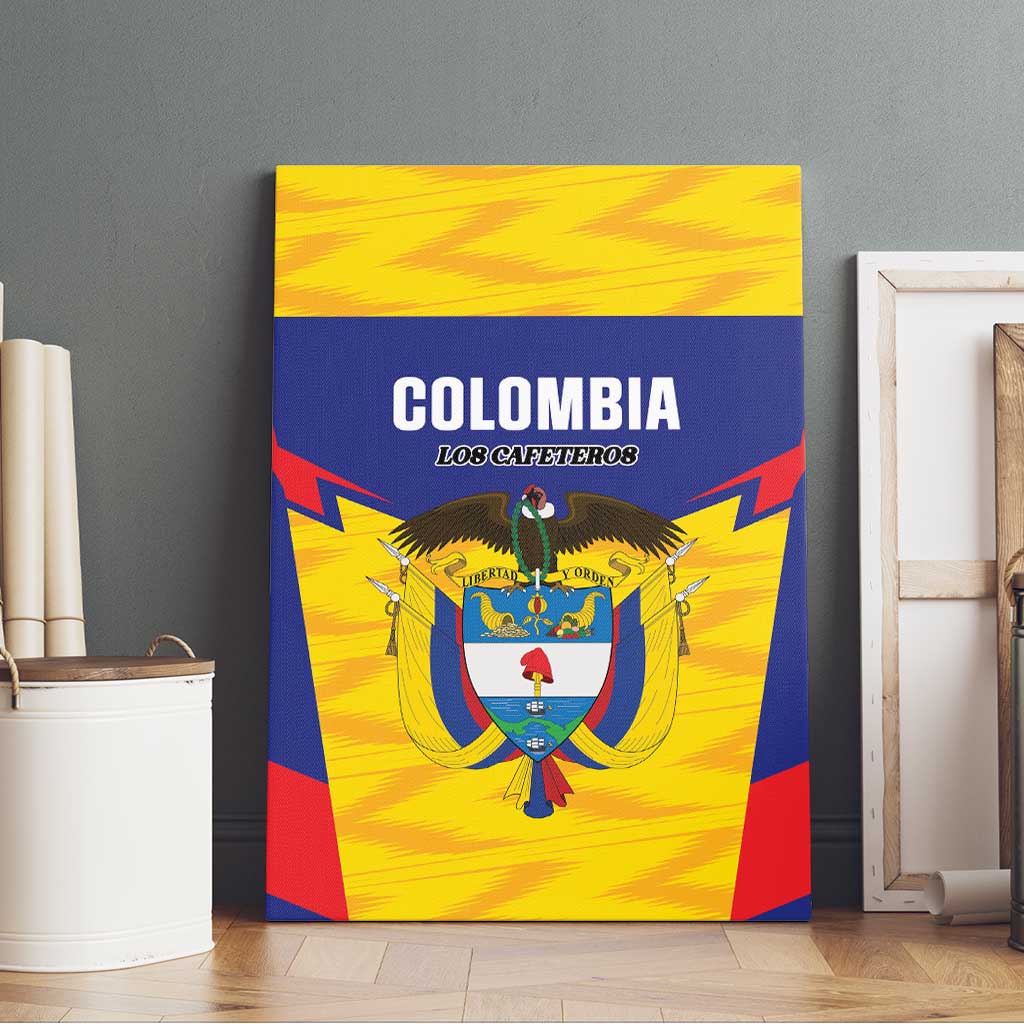 Football Colombia Canvas Wall Art Los Cafeteros Go Champions