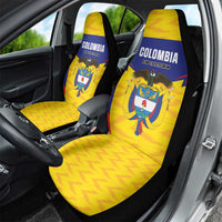 Football Colombia Car Seat Cover Los Cafeteros Go Champions
