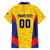 Custom Football Colombia Family Matching Off The Shoulder Long Sleeve Dress and Hawaiian Shirt Los Cafeteros Go Champions
