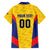 Custom Football Colombia Family Matching Off Shoulder Short Dress and Hawaiian Shirt Los Cafeteros Go Champions