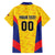 Custom Football Colombia Family Matching Short Sleeve Bodycon Dress and Hawaiian Shirt Los Cafeteros Go Champions