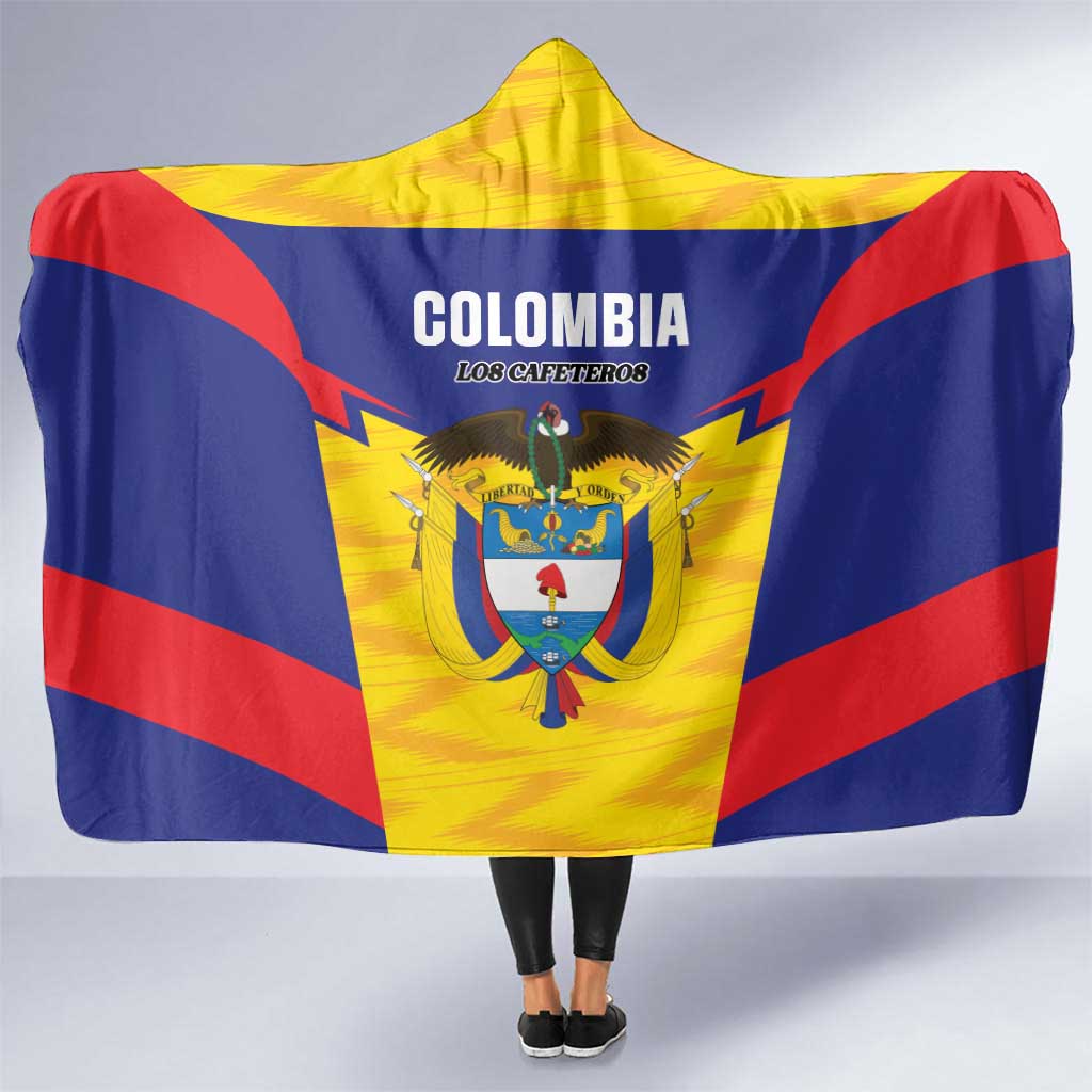 Football Colombia Hooded Blanket Los Cafeteros Go Champions