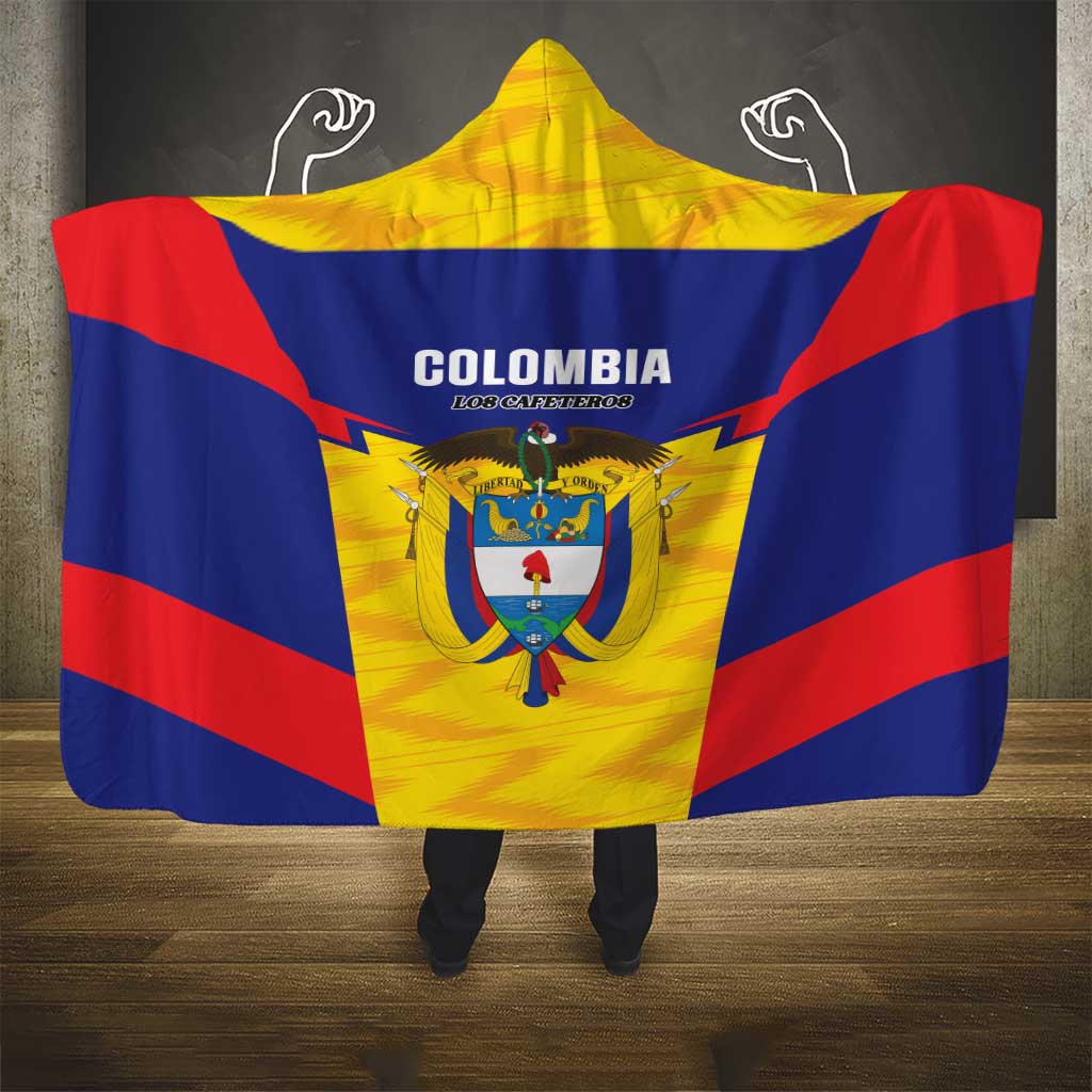 Football Colombia Hooded Blanket Los Cafeteros Go Champions