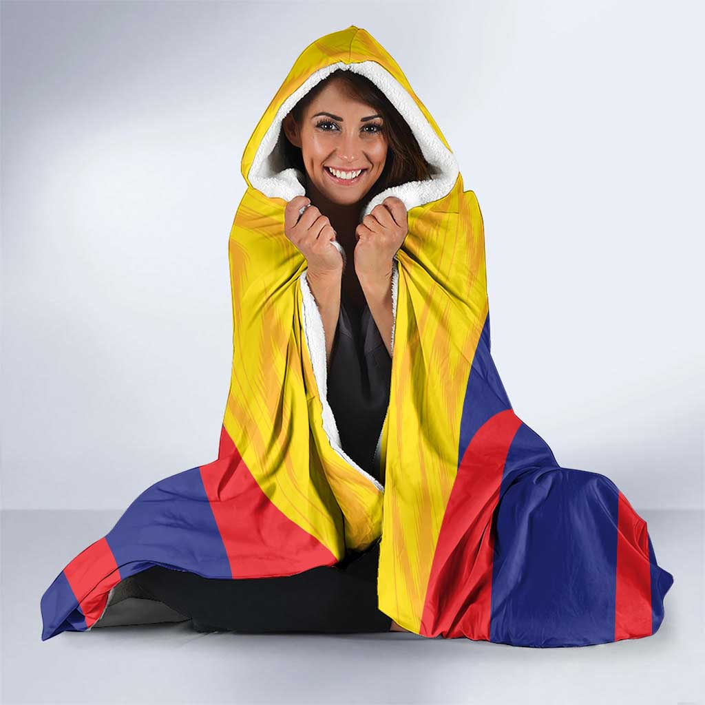 Football Colombia Hooded Blanket Los Cafeteros Go Champions