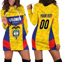 Custom Football Colombia Hoodie Dress Los Cafeteros Go Champions