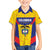 Custom Football Colombia Kid Hawaiian Shirt Los Cafeteros Go Champions