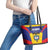 Football Colombia Leather Tote Bag Los Cafeteros Go Champions