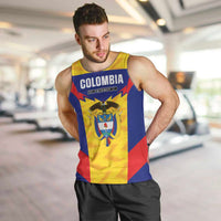 Custom Football Colombia Men Tank Top Los Cafeteros Go Champions