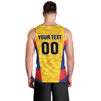 Custom Football Colombia Men Tank Top Los Cafeteros Go Champions