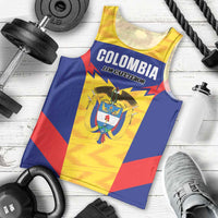 Custom Football Colombia Men Tank Top Los Cafeteros Go Champions