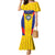 Custom Football Colombia Mermaid Dress Los Cafeteros Go Champions