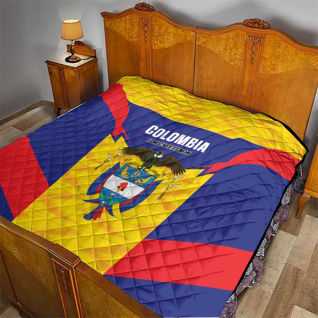 Football Colombia Quilt Los Cafeteros Go Champions