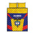 Football Colombia Quilt Bed Set Los Cafeteros Go Champions