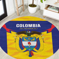 Football Colombia Round Carpet Los Cafeteros Go Champions