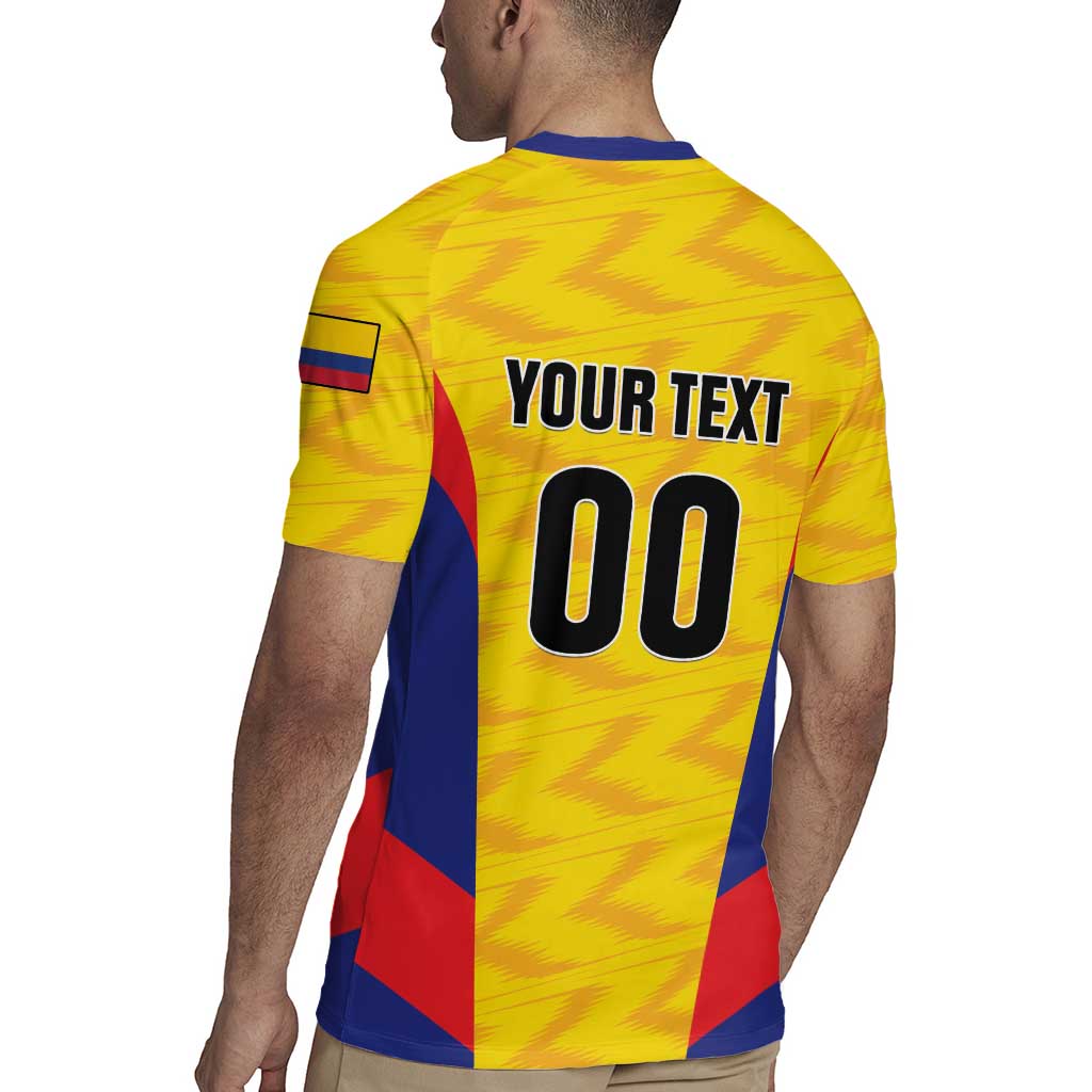 Custom Football Colombia Rugby Jersey Los Cafeteros Go Champions