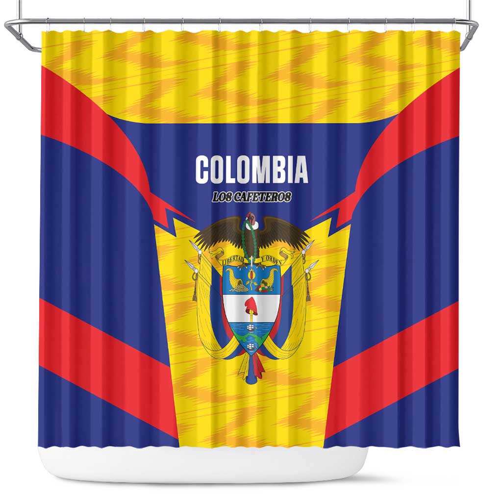 Football Colombia Shower Curtain Los Cafeteros Go Champions