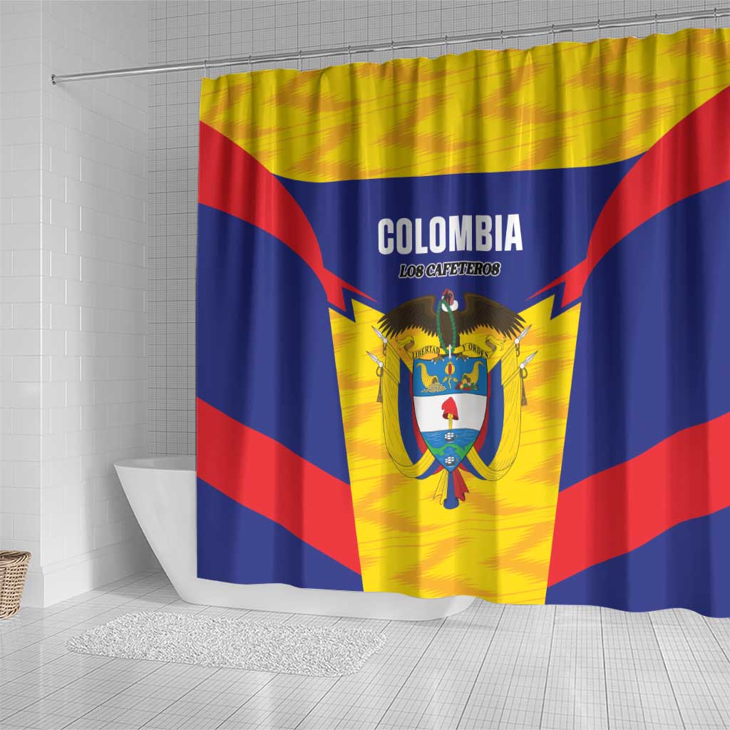 Football Colombia Shower Curtain Los Cafeteros Go Champions