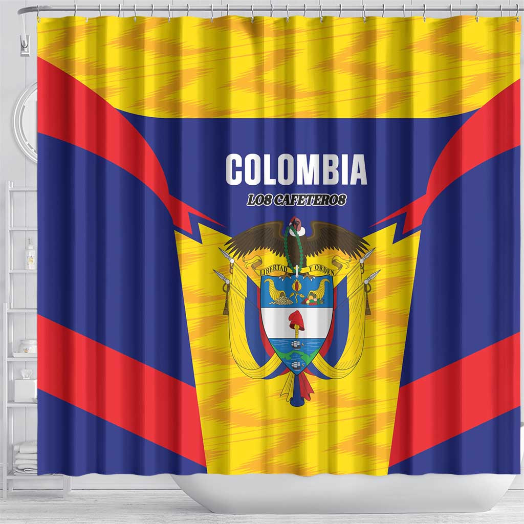 Football Colombia Shower Curtain Los Cafeteros Go Champions