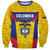 Custom Football Colombia Sweatshirt Los Cafeteros Go Champions