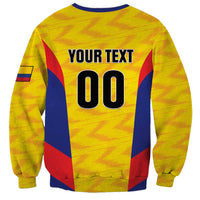 Custom Football Colombia Sweatshirt Los Cafeteros Go Champions