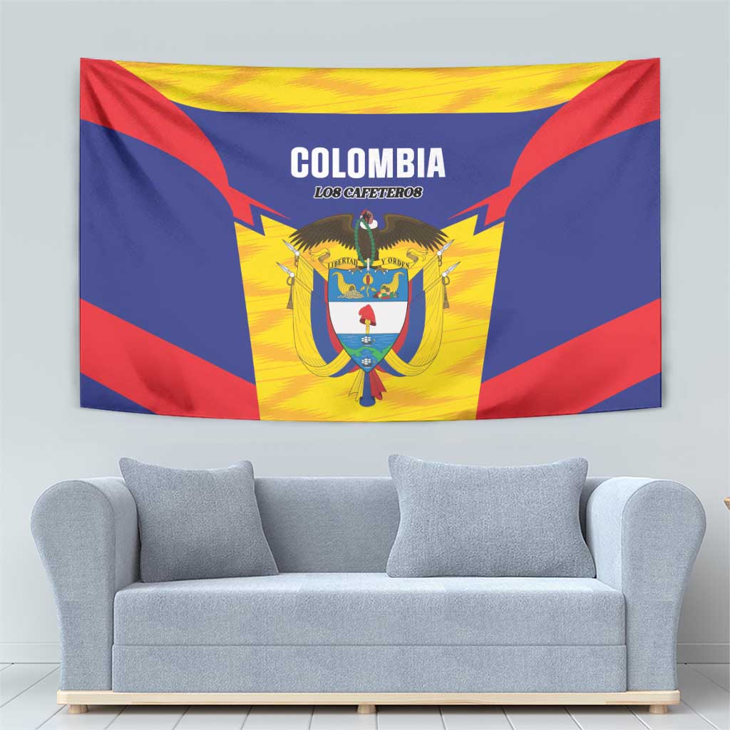 Football Colombia Tapestry Los Cafeteros Go Champions