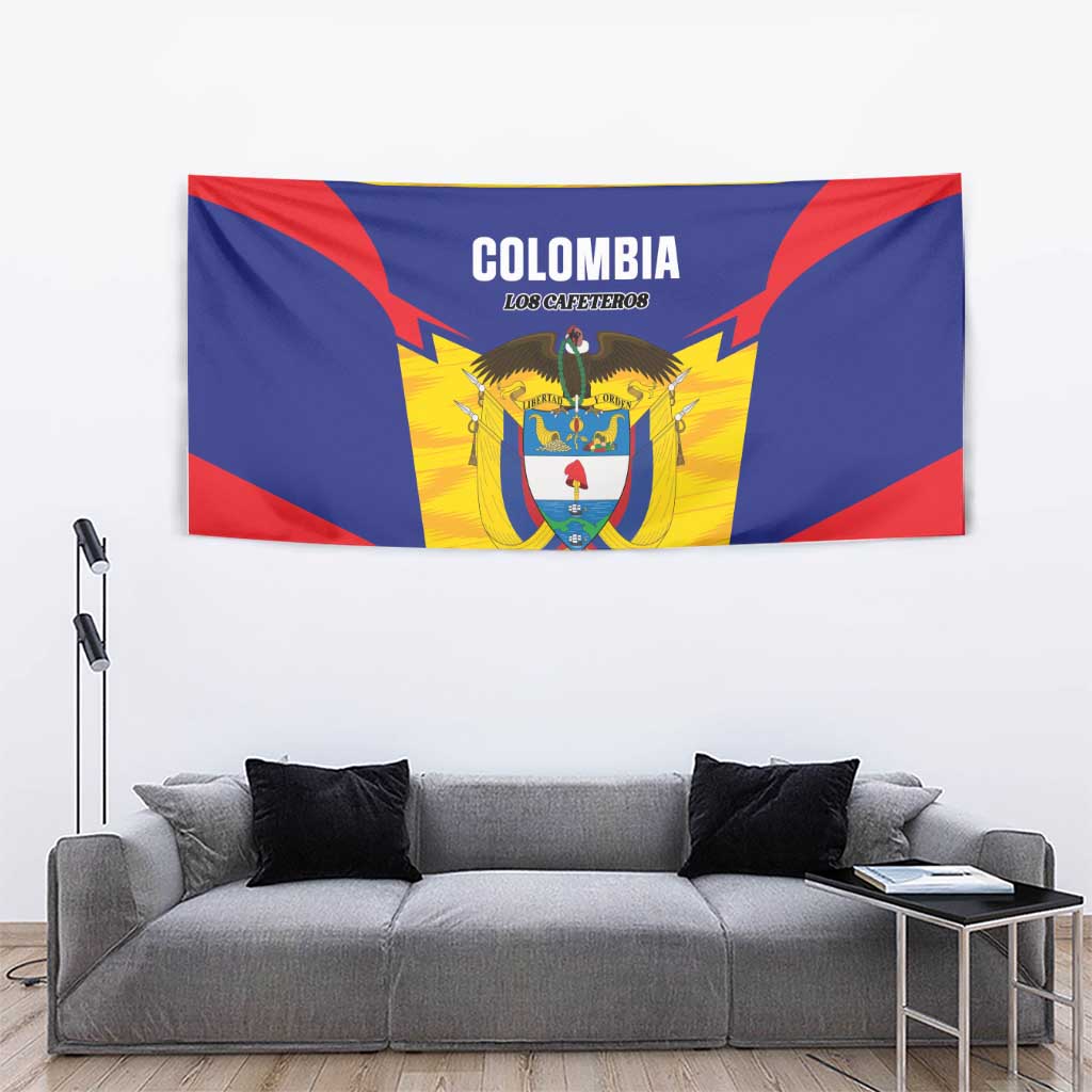 Football Colombia Tapestry Los Cafeteros Go Champions