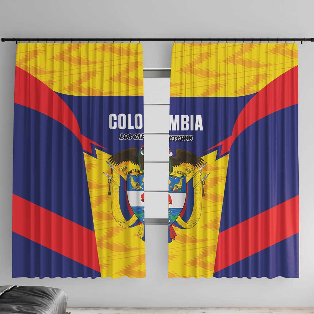 Football Colombia Window Curtain Los Cafeteros Go Champions