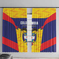Football Colombia Window Curtain Los Cafeteros Go Champions