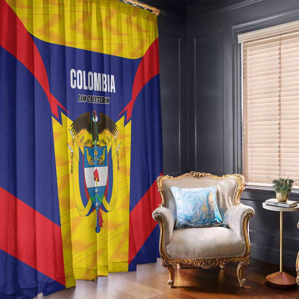 Football Colombia Window Curtain Los Cafeteros Go Champions