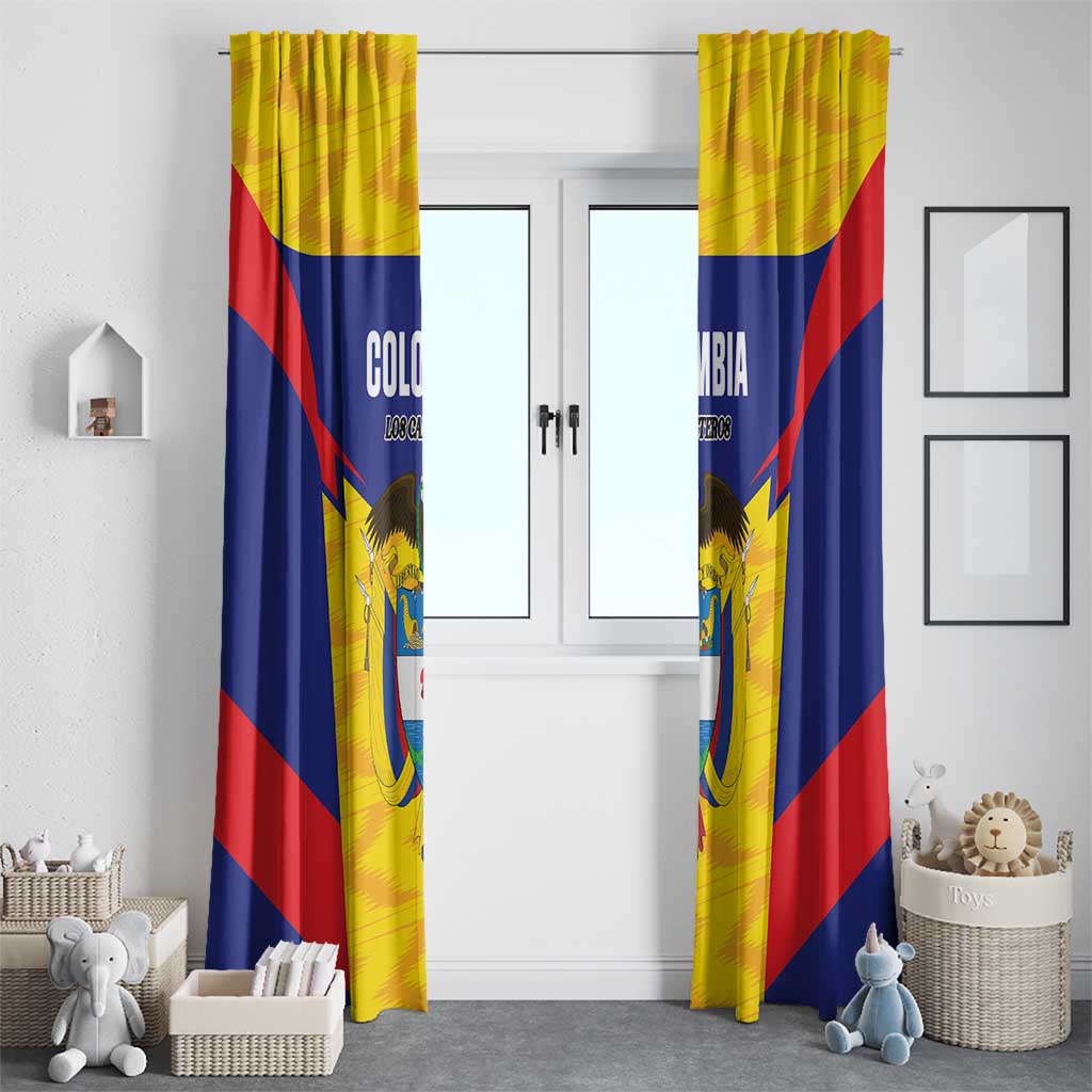 Football Colombia Window Curtain Los Cafeteros Go Champions