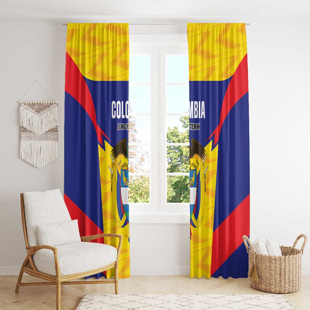 Football Colombia Window Curtain Los Cafeteros Go Champions