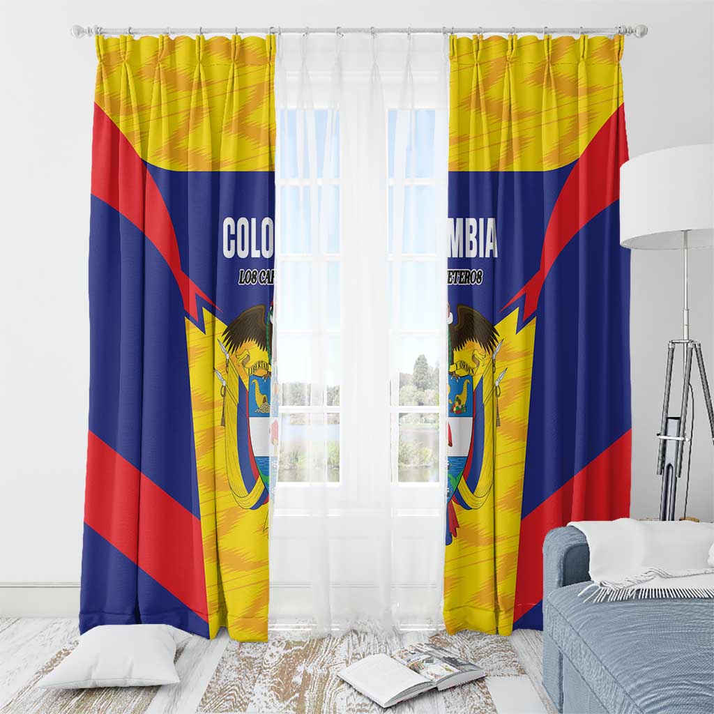 Football Colombia Window Curtain Los Cafeteros Go Champions