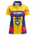 Custom Football Colombia Women Polo Shirt Los Cafeteros Go Champions