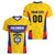 Custom Football Colombia Women V-Neck T-Shirt Los Cafeteros Go Champions