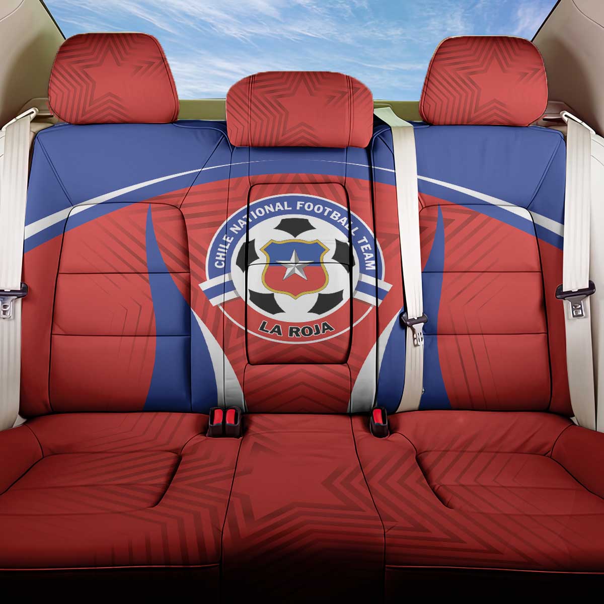 Football Chile Football Back Car Seat Cover La Roja Go Champions