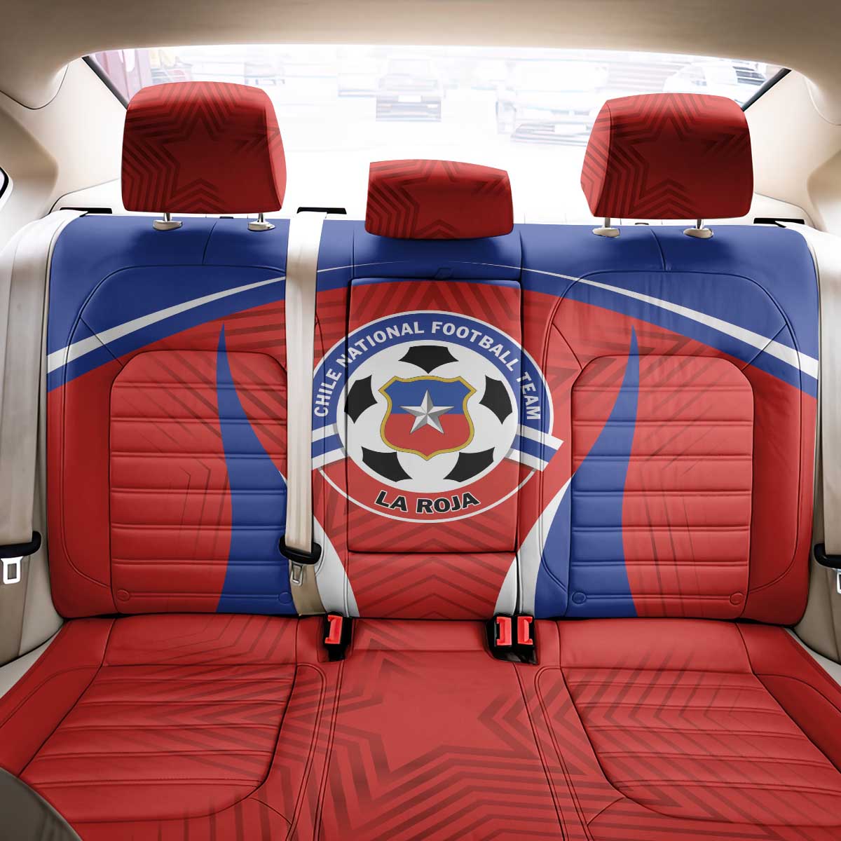 Football Chile Football Back Car Seat Cover La Roja Go Champions