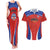 Custom Football Chile Football Couples Matching Tank Maxi Dress and Hawaiian Shirt La Roja Go Champions