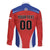 Custom Football Chile Football Family Matching Long Sleeve Bodycon Dress and Hawaiian Shirt La Roja Go Champions