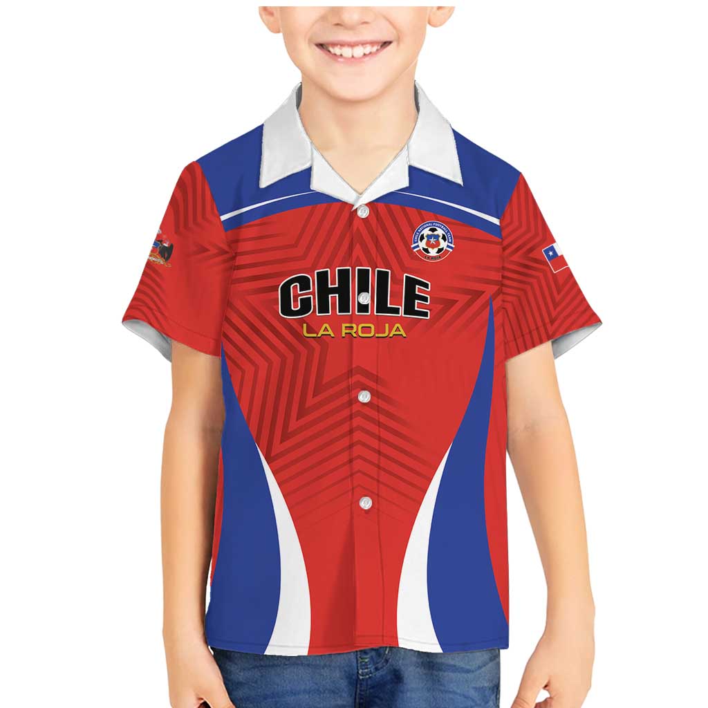 Custom Football Chile Football Family Matching Mermaid Dress and Hawaiian Shirt La Roja Go Champions