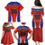 Custom Football Chile Football Family Matching Puletasi and Hawaiian Shirt La Roja Go Champions