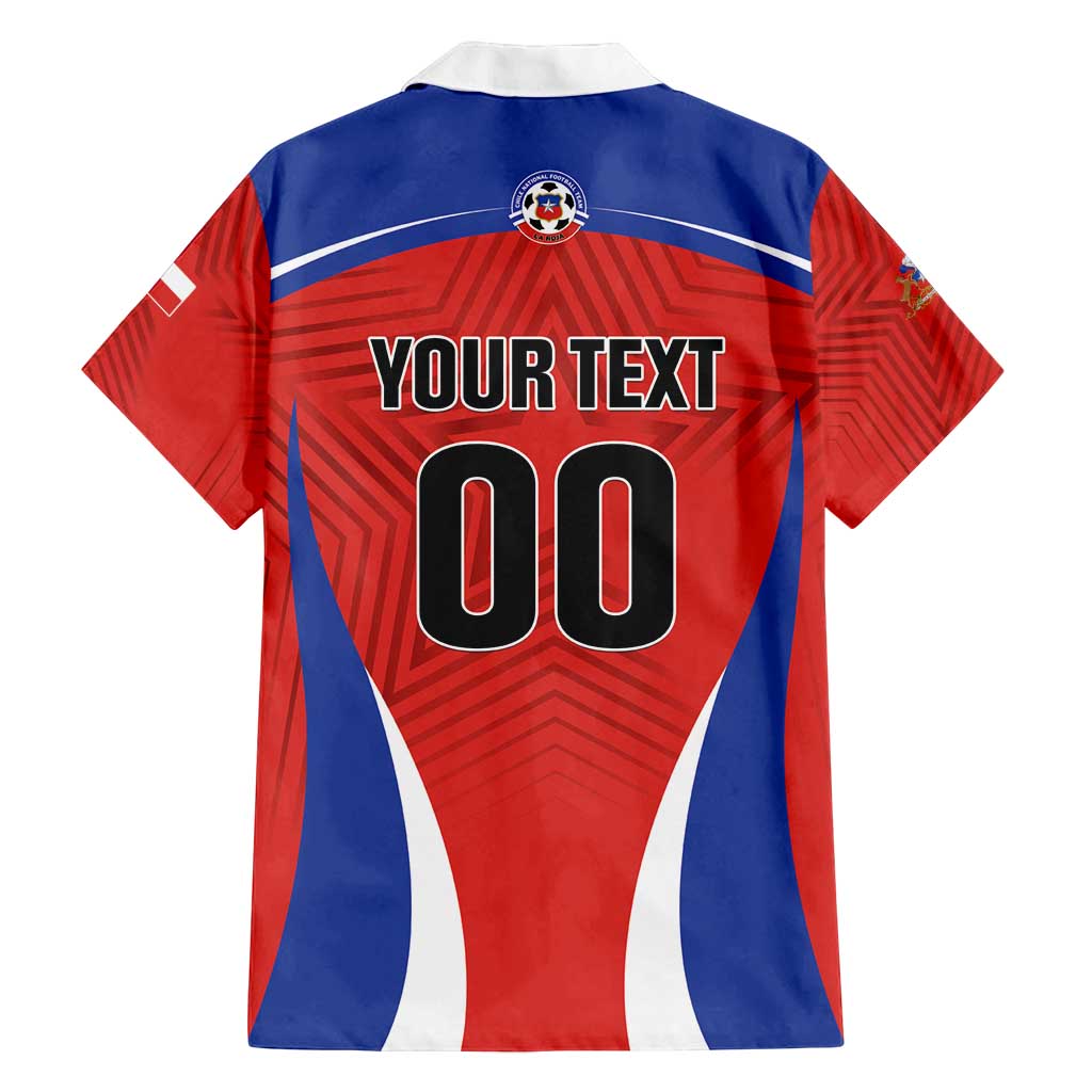 Custom Football Chile Football Family Matching Puletasi and Hawaiian Shirt La Roja Go Champions