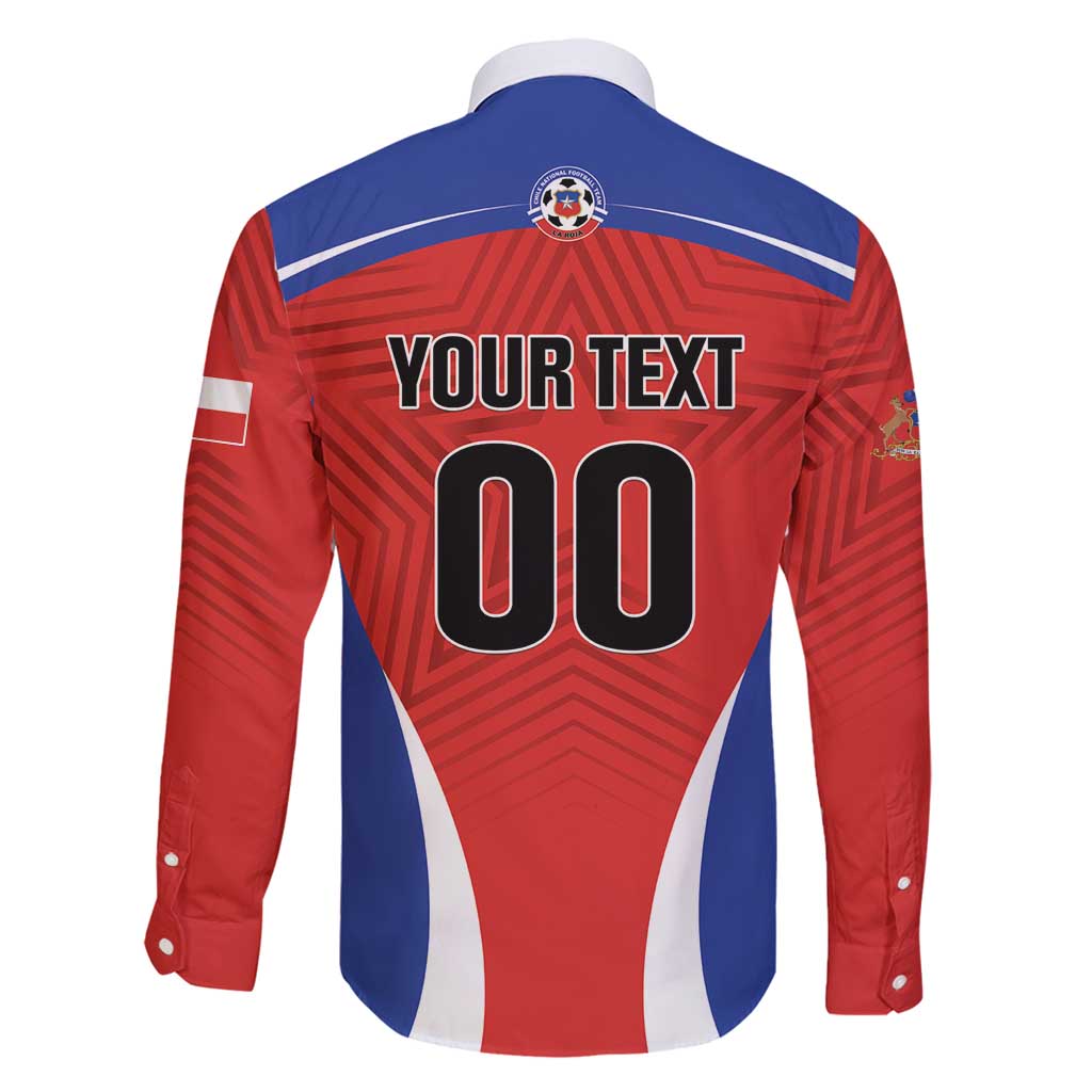 Custom Football Chile Football Family Matching Puletasi and Hawaiian Shirt La Roja Go Champions