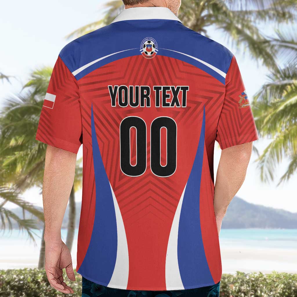 Custom Football Chile Football Hawaiian Shirt La Roja Go Champions
