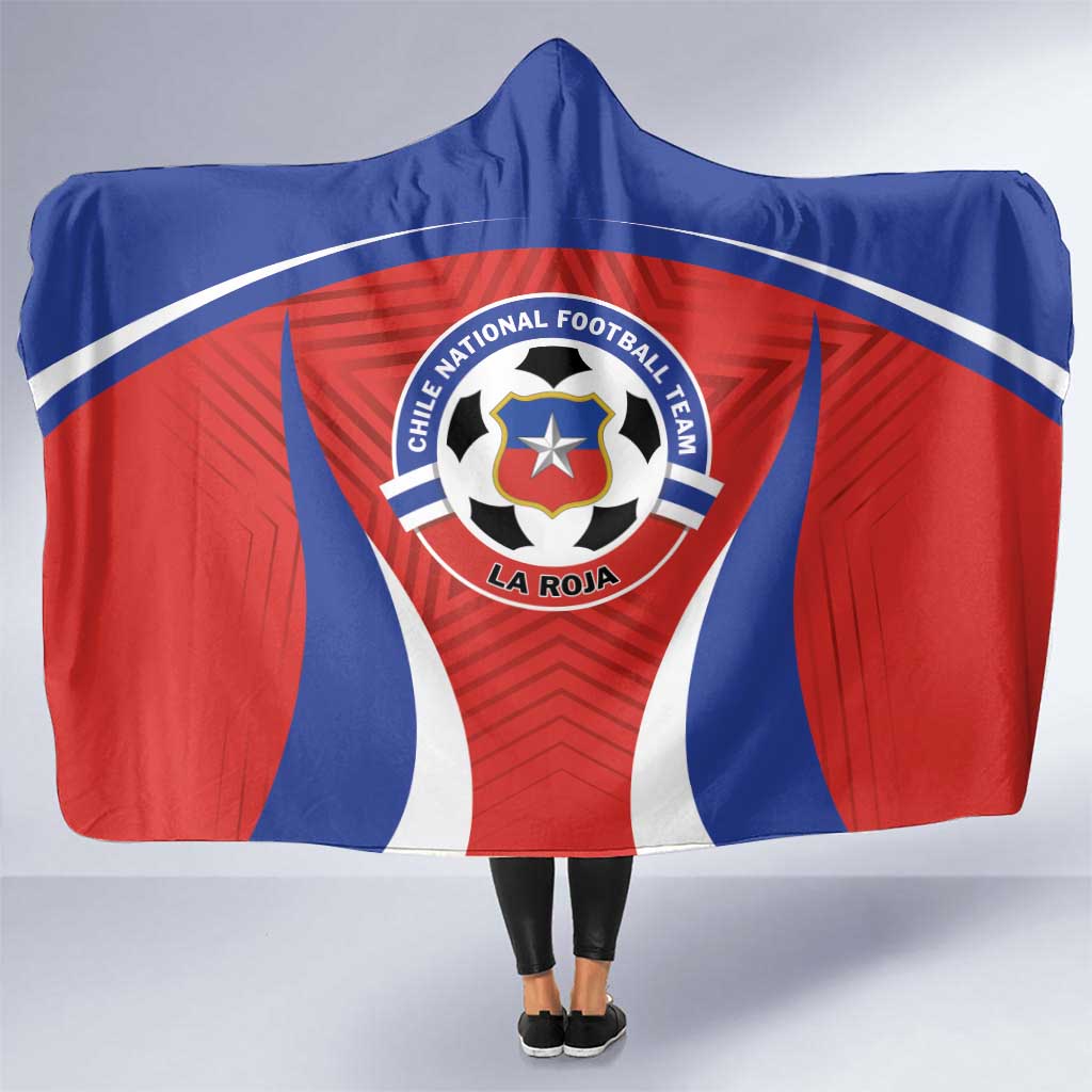 Football Chile Football Hooded Blanket La Roja Go Champions