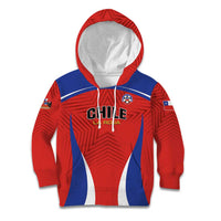 Custom Football Chile Football Kid Hoodie La Roja Go Champions