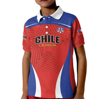 Custom Football Chile Football Kid Polo Shirt La Roja Go Champions