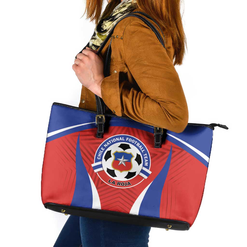 Football Chile Football Leather Tote Bag La Roja Go Champions