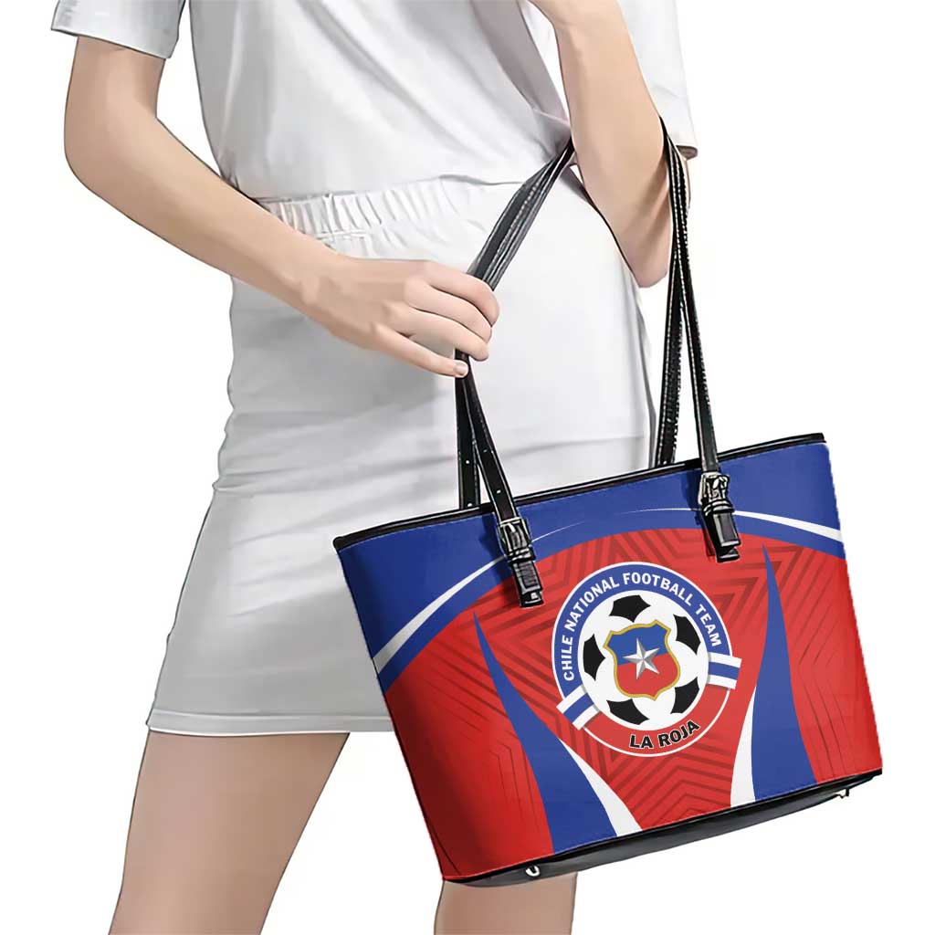 Football Chile Football Leather Tote Bag La Roja Go Champions