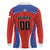 Custom Football Chile Football Long Sleeve Polo Shirt La Roja Go Champions